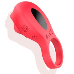 Anneau vibrant rechargeable de la rose avec APP