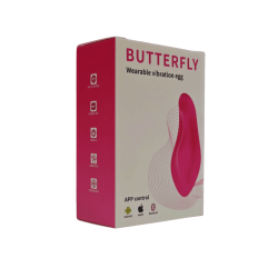 Butterfly - Tanga vibratória recarregável com APP