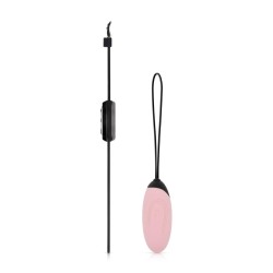LUV EGG con reloj - Rosa Huevo Recargable Silicona 28 modos