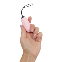 LUV EGG con reloj - Rosa Huevo Recargable Silicona 28 modos