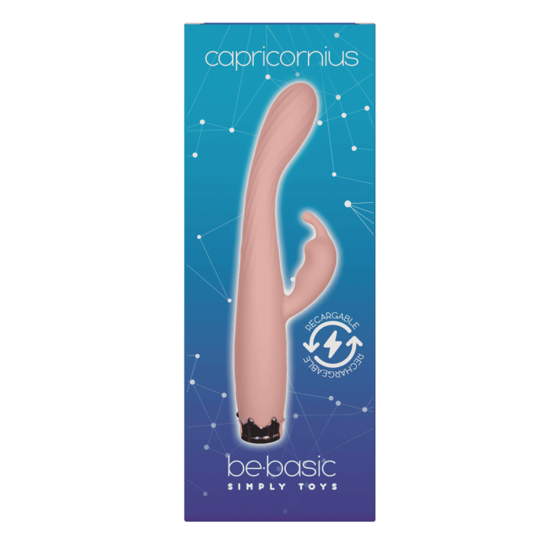Capricornius - Double vibromasseur rechargeable 10 modes - Be Basic