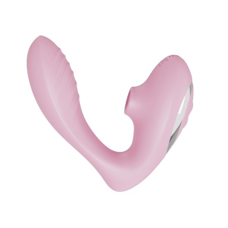 Ares - Succionador y Vibrador Recargable doble 10 modos - Be Basic