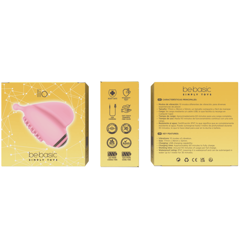 Lio - Mini Vibrador Abeja Recargable 10 modos - Be Basic