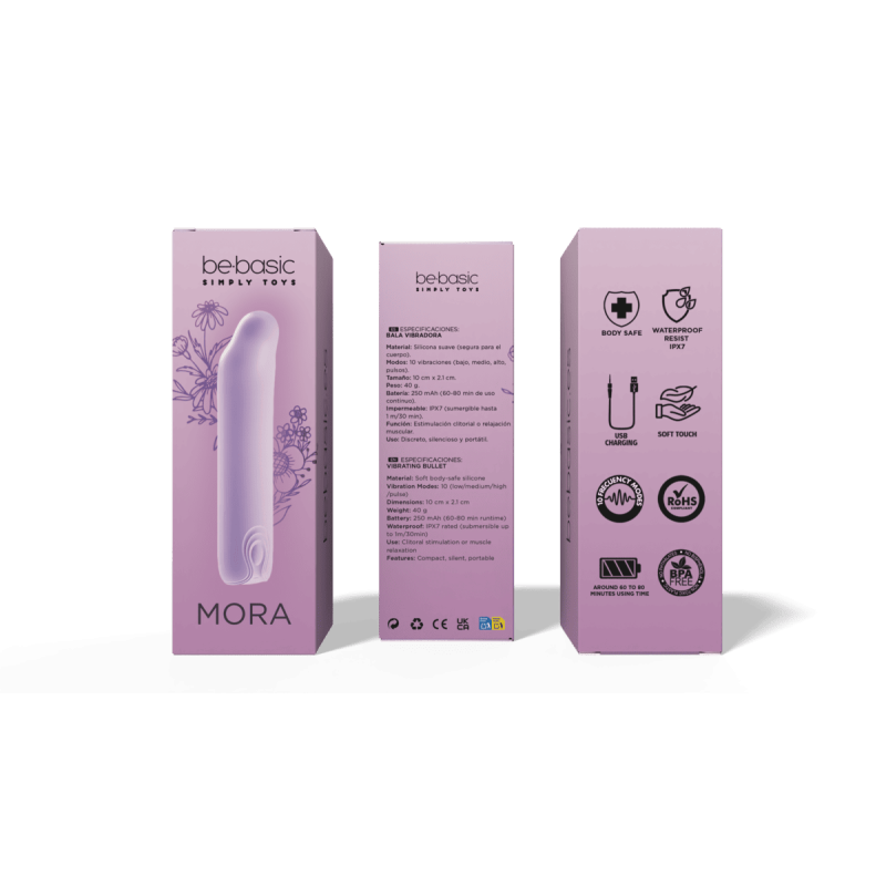 Blackberry – Mini Rechargeable Vibrator 10 Modi – Be Basic