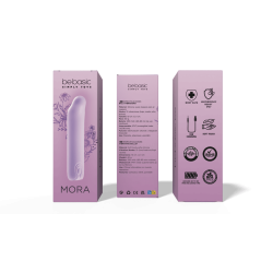 Mora - Mini Vibrador Recargable 10 modos - Be Basic