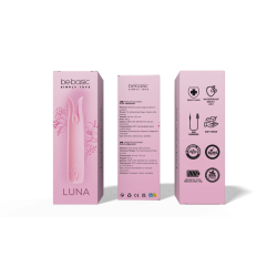 Luna- Mini Vibrador Recargable 10 modos - Be Basic