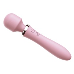 Micro - Vibromasseur double rechargeable à baguette 10 modes - Be Basic