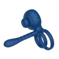 Rinplay - Anilla Vibradora doble motor - movimiento - Recargable 9 modos - Be Basic