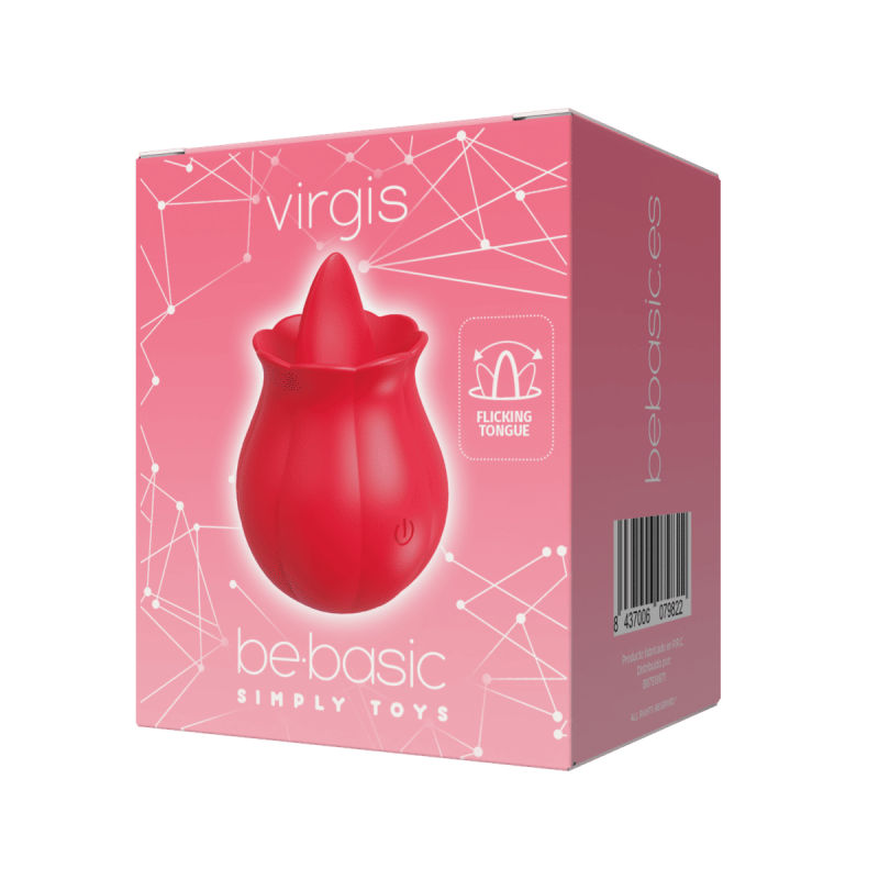 Virgis - Lengua con movimiento Recargable doble 10 modos - Be Basic