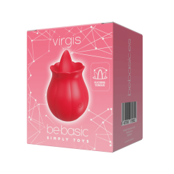 Virgis - Tongue with movement Rechargeable double 10 modes - Be Basic