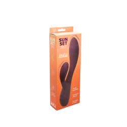 Rio Sunset - Vibrador Doble Recargable 10 modos - Silicona Liquida