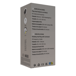 Spiny - Vibromasseur anal télécommandé rechargeable et Rotator 10 modes - Be Basic