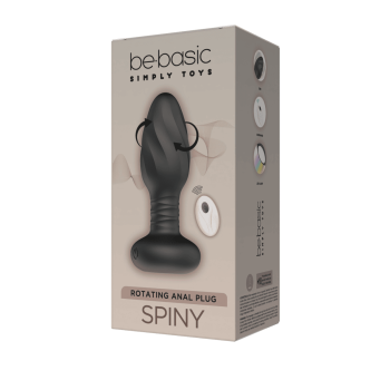 Spiny – Wiederaufladbare Fernbedienung, Analvibrator und Rotator 10 Modi – Be Basic 2