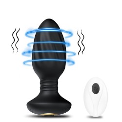 Spiny - Vibrador Anal Recarregável e Rotador Remoto Modos 10 - Be Basic