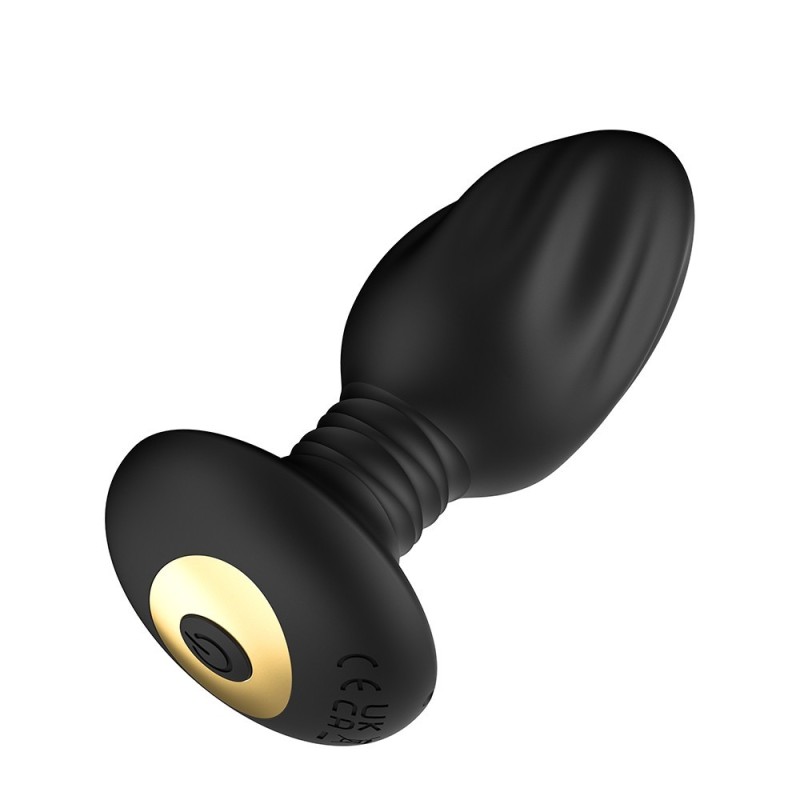 Spiny - Rechargeable Remote Control Anal Vibrator and Rotator 10 modes - Be Basic