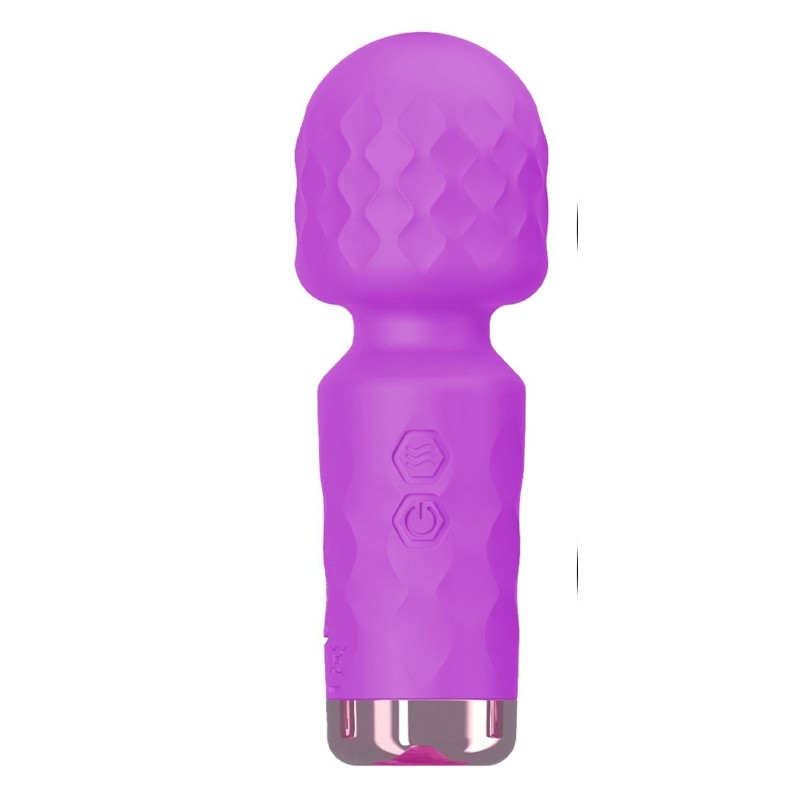 Wandy Purple - Mini Wand Recarregável Vibrador 10 modos - Be Basic
