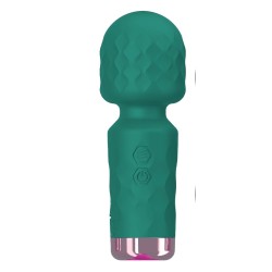 Wandy Green- Mini Wand Rechargeable Vibrator 10 modes - Be Basic