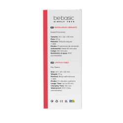 Rossetto Labrosso - Mini vibratore ricaricabile 10 modalità - Be Basic