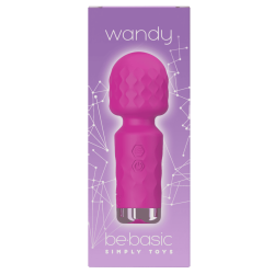 Wandy Pink - Mini Varinha Recarregável Vibrador 10 modos - Be Basic