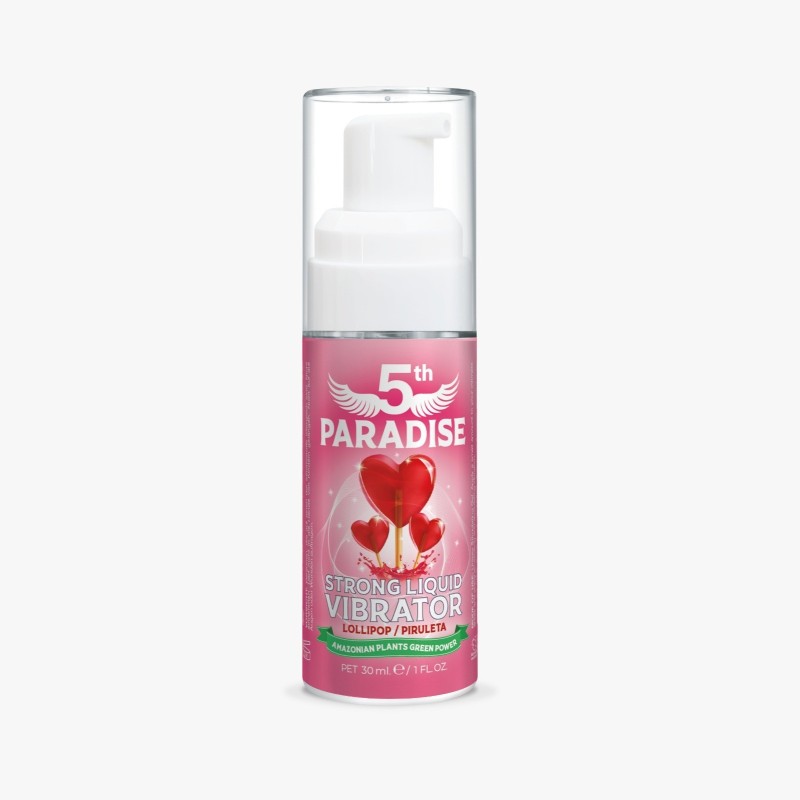 Vibrador Líquido Fuerte Piruleta 30ml- Strong Liquid Vibration Lollipop 5th PARADISE