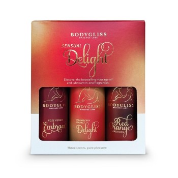 BodyGliss Delight - Kit de Viaje - 3 x 50ml - Lubricante y aceite para masajes en 1  - 150 ml 2