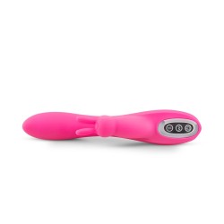 Vibrador Duplo Coelho - Recarregável 10 modos