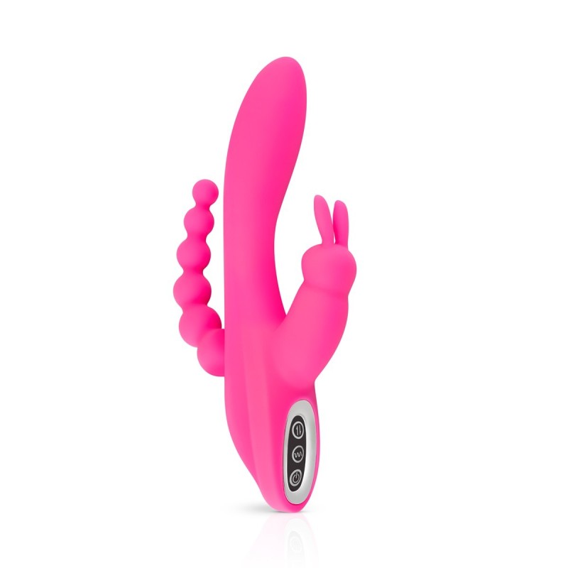 Double Rabbit Vibrator - Rechargeable 10 modes