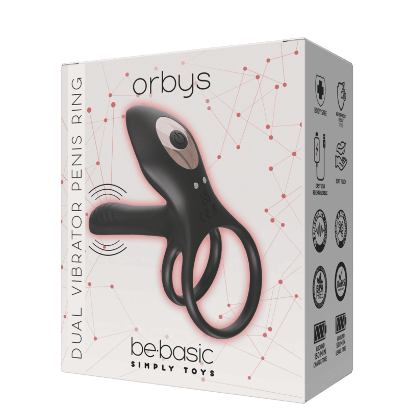 Orbys - Anel Vibrador Recarregável Modos 9 - Be Basic