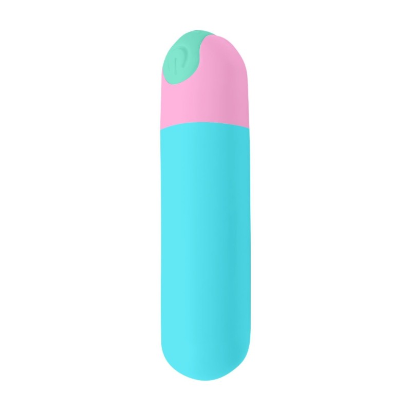 Jumpy Blue - Rechargeable vibrating bullet 10 modes