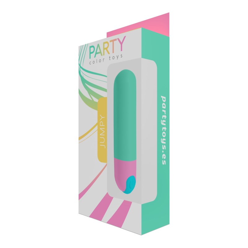 Jumpy Verde - Bala vibradora recargable 10 modos