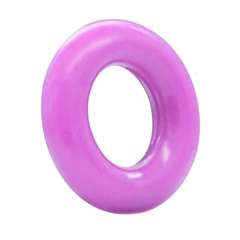 ANEL DE TPR ROXO EM SACO SELADO A QUENTE