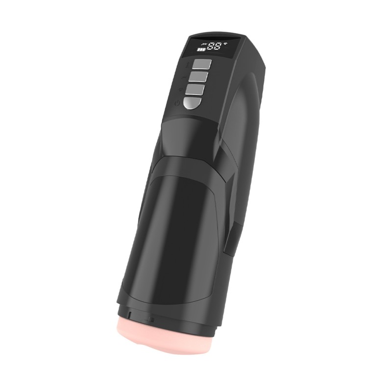 LUXURY 01 Masturbator Aspiration, vibration, modes 9x9, écran LCD rechargeable
