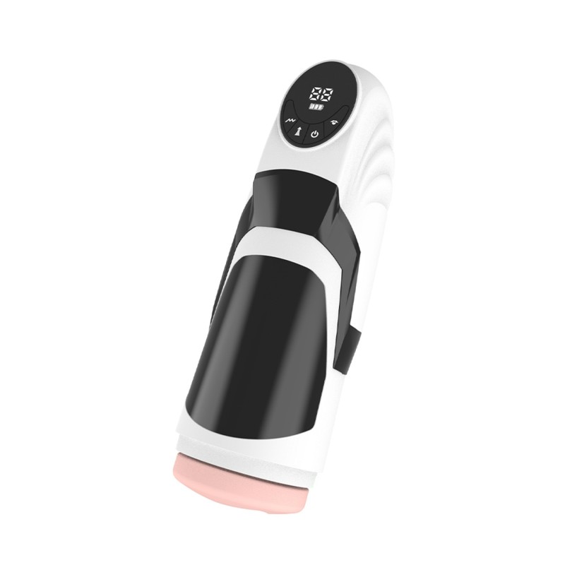 LUXURY 02 Masturbator Aspiration, vibration, modes 9x9, rechargeable, écran LCD