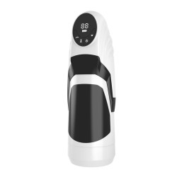 LUXURY 02 Masturbator Suction, vibration, 9x9 modes, rechargeable, LCD screen
