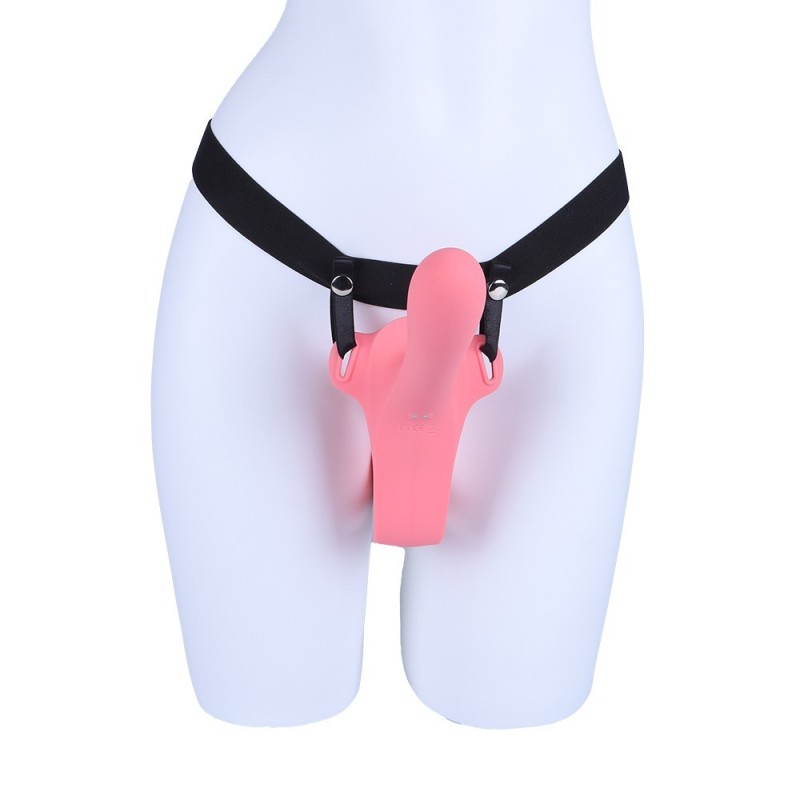 Twiny - Double harnais vibrant avec harnais rechargeable 10 modes