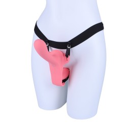 Twiny - Double vibrating harness with rechargeable harness 10 modes