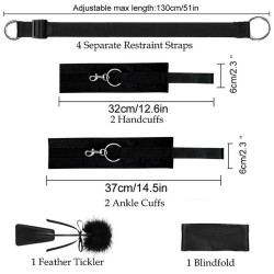 Hidden Desire – BED TIES V2 – BDSM-Set