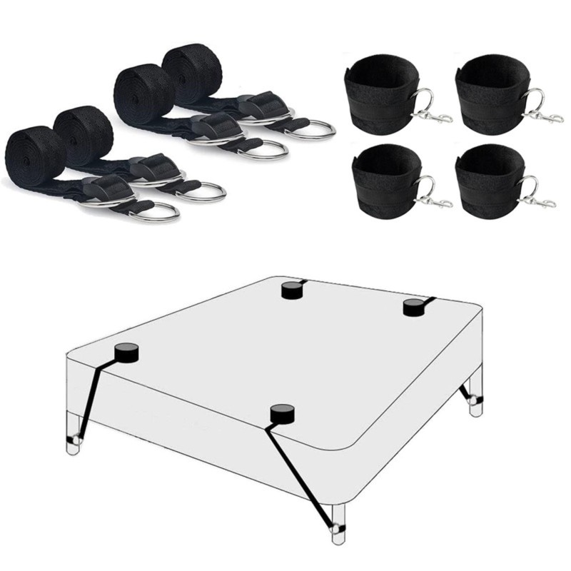 Hidden Desire - ATADURAS DE CAMA V2 - Set BDSM