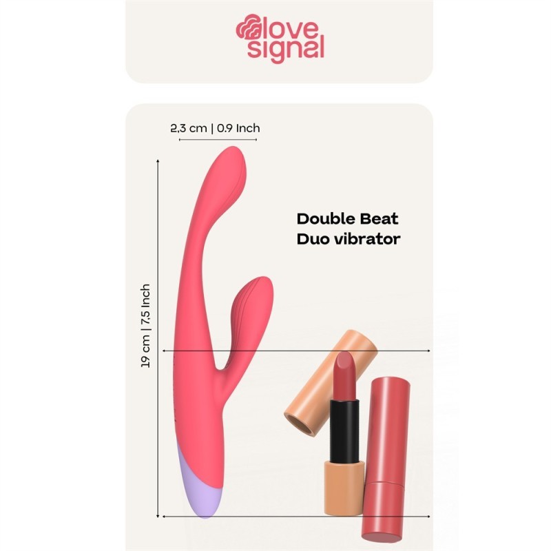 Double Beat – Double Rechargeable Vibrator 10 Modi