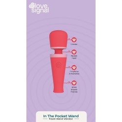 In The Pocket Wand - Mini Rechargeable Vibrator 10 modes