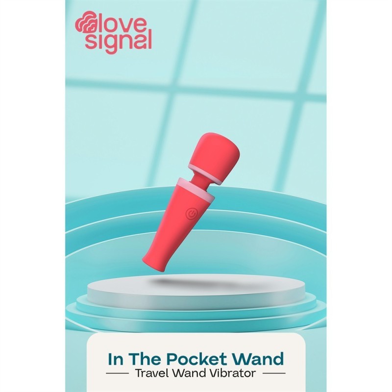 In The Pocket Wand - Mini Rechargeable Vibrator 10 modes