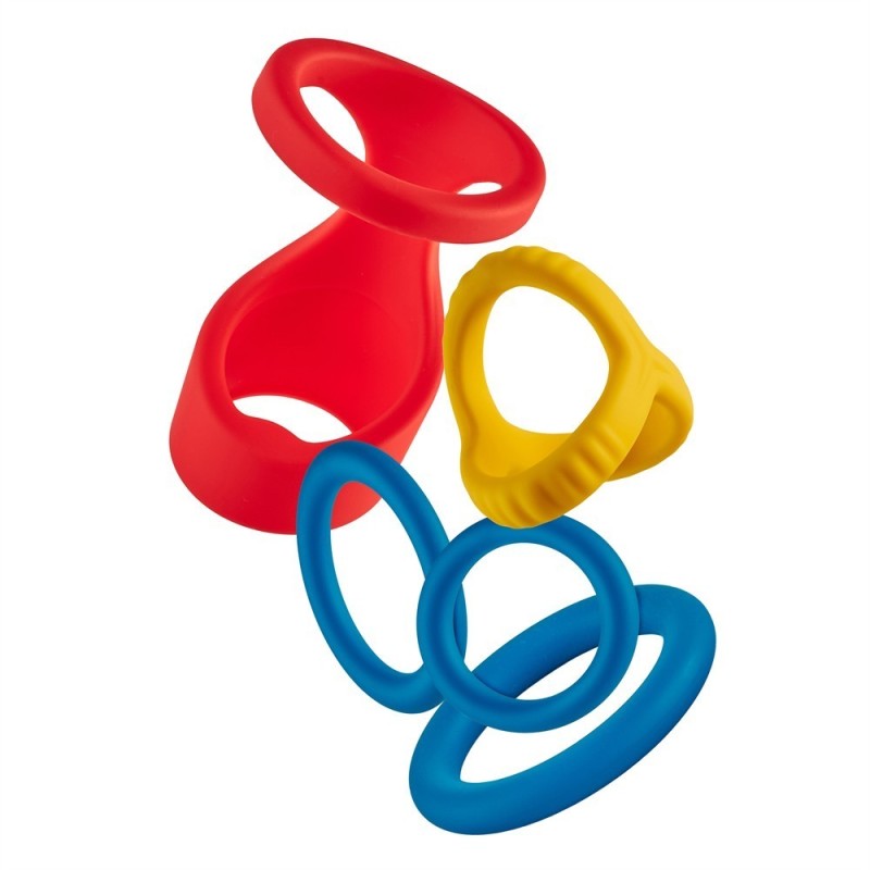 Long Play Love Set - Set of 5 silicone rings