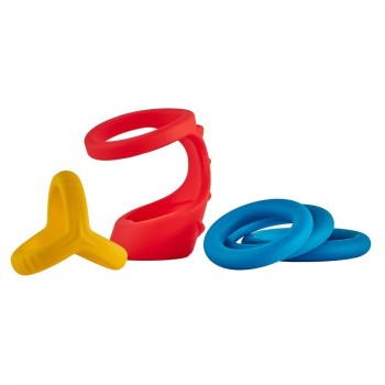 Long Play Love Set - Set 5 anillas de silicona 2