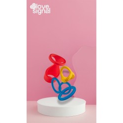 Long Play Love Set - Set di 5 anelli in silicone