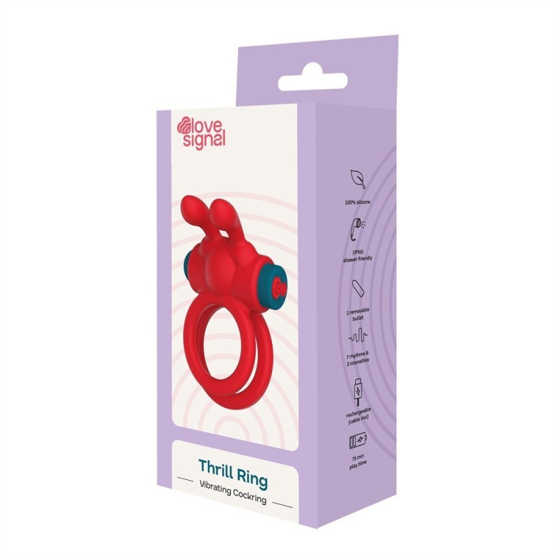 Anneau de sensations fortes 10 modes rechargeables