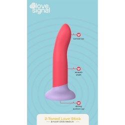 Dildo Love Stick M 17x2.8cm bicolore
