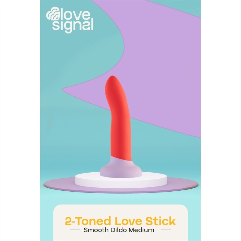 Dildo Love Stick M 17x2.8cm bicolore