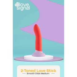 Dildo Love Stick M 17x2.8cm bicolore