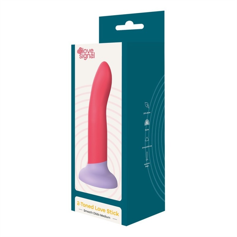 Dildo Love Stick M 17x2.8cm bicolore