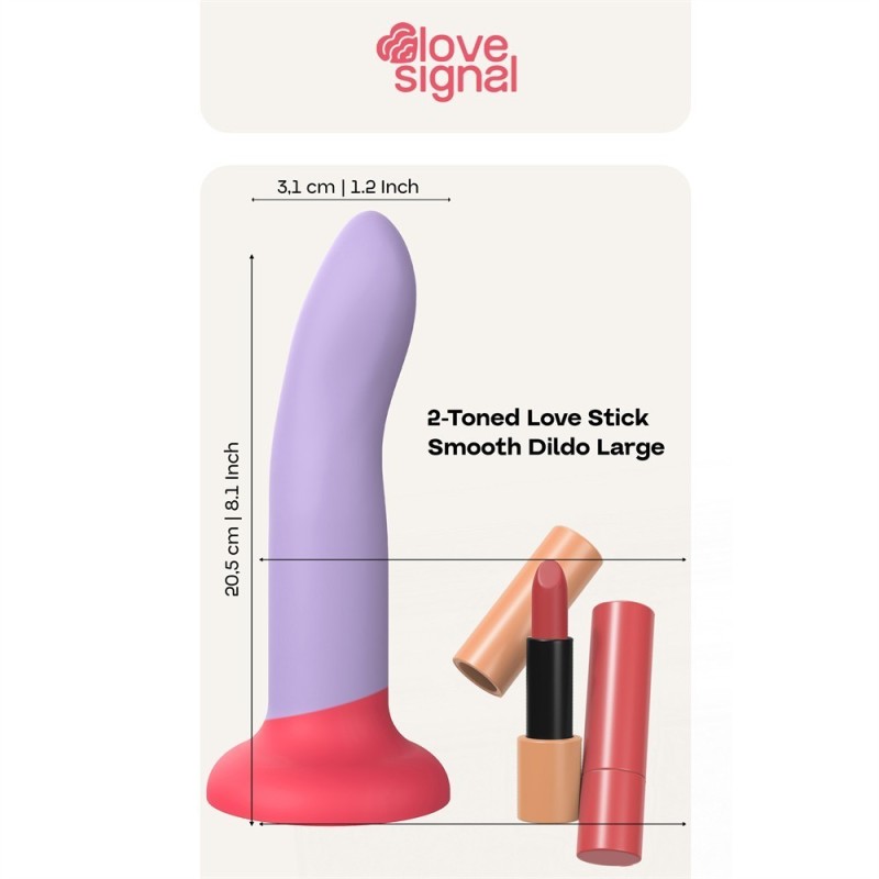 Dildo Love Stick L 20,5x3,1cm bicolor
